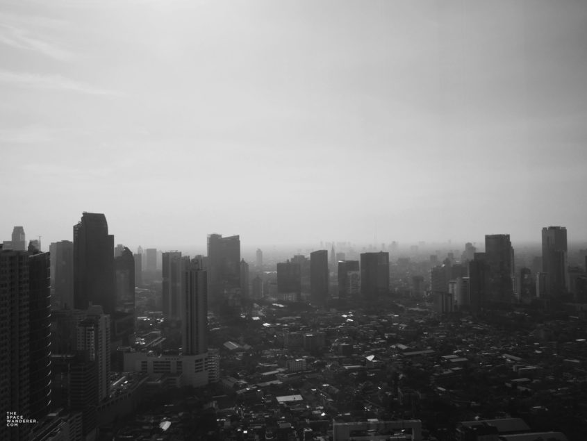 Jakarta City Skyline as seen from Westin Hotel, Gama Building