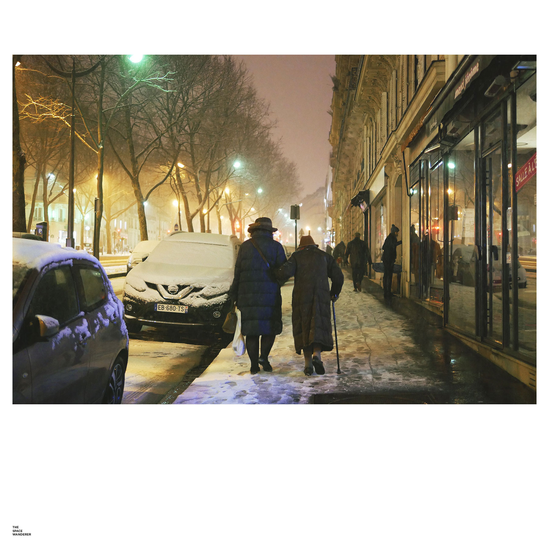 Snow in Paris 2018