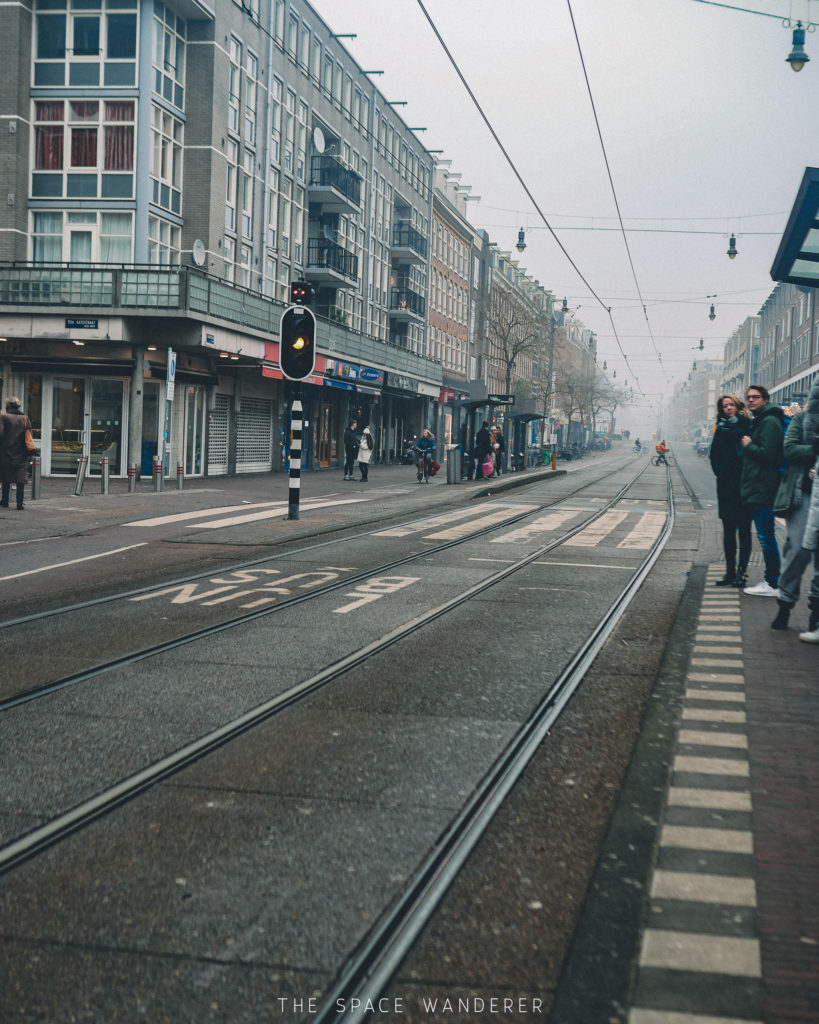 Amsterdam tram stop
