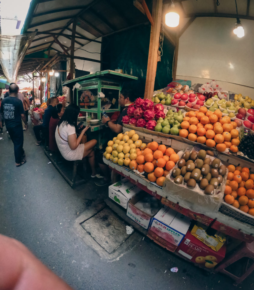 fruit stall at Glodok